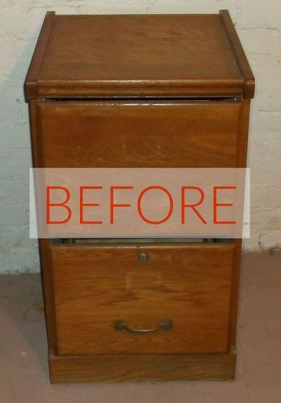 These organizer upcycles will completely wow you! File Cabinet Redo, Painted File Cabinets, Wooden File Cabinet, Cabinet Makeover Diy, Diy File Cabinet, File Cabinet Makeover, Industrial Glam, Redo Cabinets, File Boxes