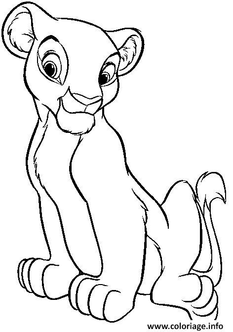 Coloriage roi lion nala Dessin à Imprimer Lion King Coloring Pages, Nala Lion King, Decoration Birthday Party, Il Re Leone, Simba And Nala, Love Coloring Pages, Animal Stencil, Roi Lion, Doodle Inspiration