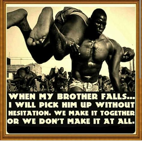 When my brother falls My Brothers Keeper Quotes, Brothers Keeper Quotes, Keeper Quotes, My Brothers Keeper, Brothers Keeper, Black Fact, Unapologetically Black, Black Consciousness, African Spirituality