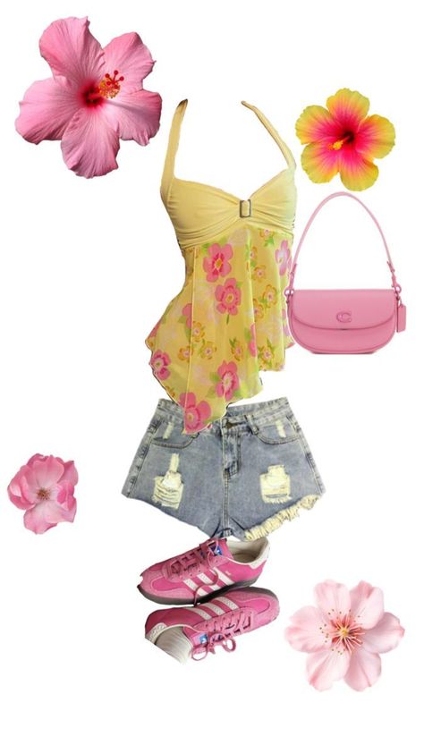 2000s Fashion Inspiration, Tropical Outfits, Tropical Outfit, 2000s Fashion Outfits, Wardrobe Inspiration, Swaggy Outfits, Cute Everyday Outfits, Really Cute Outfits, Summer Fashion Outfits