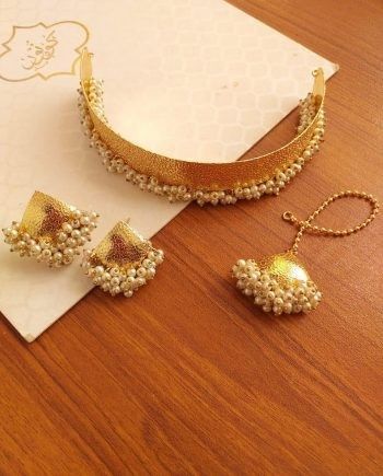 Punjabi Gold Jewellery Set, Gold Jewellery Set, Watches Bracelets, Wedding Jewellery Designs, Bridal Jewelry Necklace, New Gold Jewellery Designs, Antique Gold Jewelry Indian, Modern Gold Jewelry, Jewelry Set Design