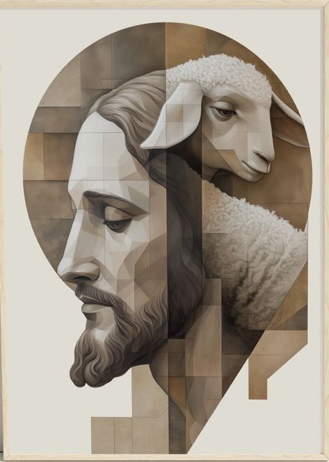 Jesus aesthetic art