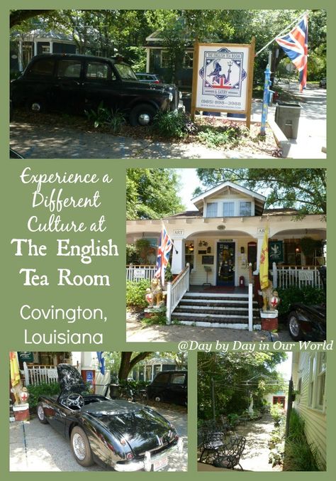 Experiencing Life from Across the Pond at The English Tea Room Covington Louisiana English Tea Room, Covington Louisiana, Louisiana Travel, Homeschool Field Trips, Lake Pontchartrain, Active Family, Family Tour, Homeschooling Ideas, Cute Cafe