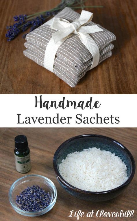 Using a few simple supplies, you can create lovely Handmade Lavender Sachets as gifts. They're great for use in linen cupboards, drawers and closets. Lavender Crafts, Linen Cupboard, Creative Diy Gifts, Lavender Bags, Scented Sachets, Easy Diy Gifts, Lavender Sachets, Cadeau Diy, Handmade Christmas Gifts