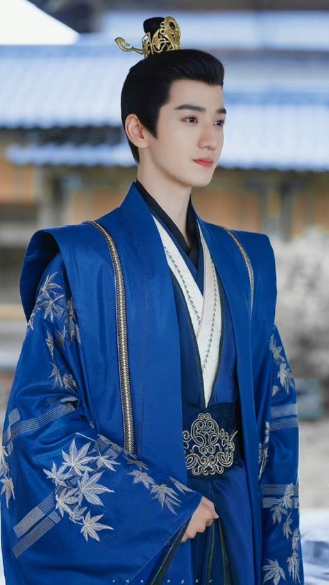 Blue Hanfu Men, Chinese Hanfu Male, Blue Hanfu, Hanfu Male, Hanfu Men, Eternal Love Drama, Chinese Historical Drama, Chinese Traditional Costume, Lost You