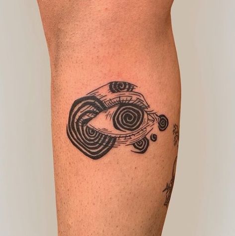 Trippy Tattoo, Swirl Tattoo, Spiral Tattoos, Abstract Tattoo Ideas, Hippie Tattoo, Arm Band Tattoo, Tattoo Style Drawings, Tattoo Illustration, Abstract Tattoo