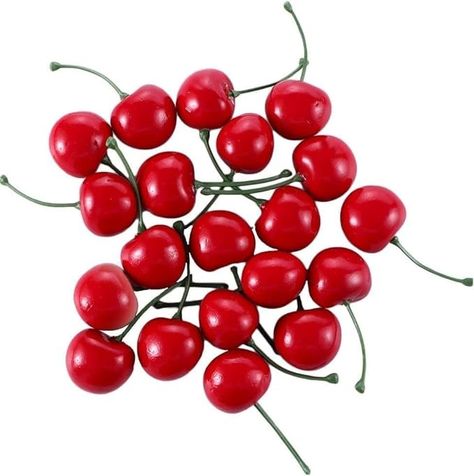 Amazon.com: 20Pcs Red Artificial Cherries, Fake Cherry Model Lifelike Fruit Cherry Ornament, Home Kitchen Party Decoration Desk Ornament Photography Prop,Fake Cherries,Plastic Cherries : Home & Kitchen Cherries Photography, Fake Fruit Decor, Ornament Photography, Fruit Decor, Fake Fruit, Kitchen Party, Artificial Fruit, Artificial Plants, Photography Props