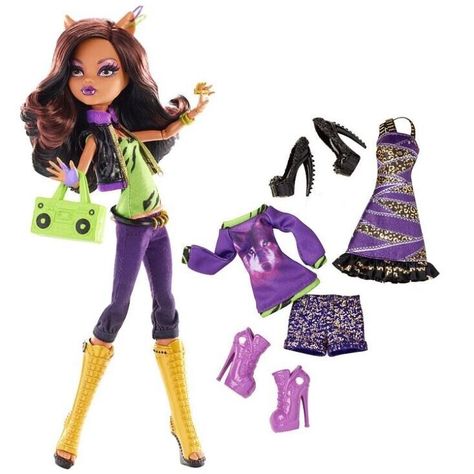 Monster High Clawdeen Wolf, Monster High Clawdeen, Monster High Doll Clothes, Real Barbie, Arte Monster High, I Love Fashion, Clawdeen Wolf, Monster High Party, Monster High Characters