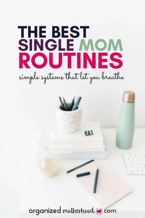 Ready to create better daily routines for yourself? These ideas to make a single mom routine, whether you're struggling in the morning or in the evening, are so simple. Single Mom Routine Tips, Single Mom Morning Routine, Single Mom Routine, Mom Routine Daily Schedules, Morning And Evening Routines, Single Working Mom, Evening Routines, Daily Schedules, Mom Routine