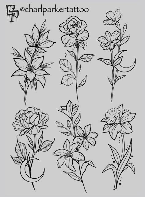 Rose Flash Tattoo, Ethereal Tattoos, Flower References, Learn To Tattoo, Dark Tattoos, Flash Ideas, Flash Designs, Blue Rose Tattoos, Doodle Art Flowers