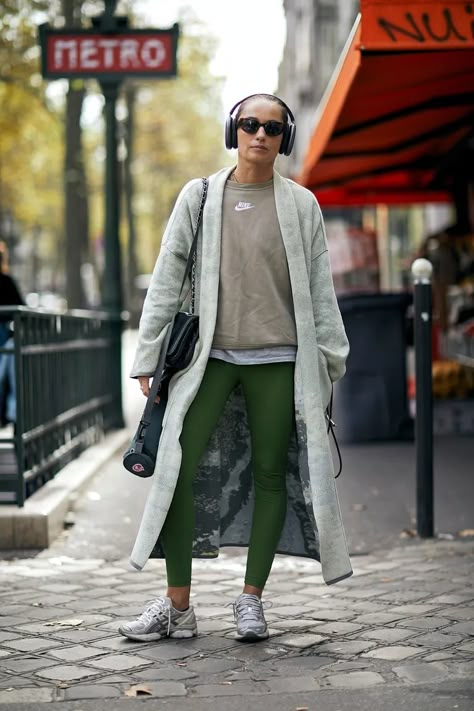 10 Ways to Style the Athleisure Outfit Trend Beyond the Gym | Marie Claire Trendy Athleisure Outfits, Nike Gym Outfit, Yoga Style Outfits, Athleisure Outfit, Outfits To Wear, Tennis Skirts, Fashion Aesthetics, Athleisure Fashion, Fall Fits