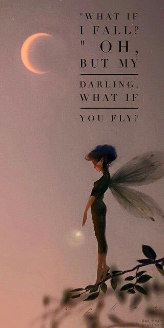 You will fall, but you will get back up and fly..... that's how I made you both to be...... Journey Quotes, Disney Quotes, Cute Quotes, Positive Thoughts, Beautiful Quotes, The Words, What If, Great Quotes, Peter Pan