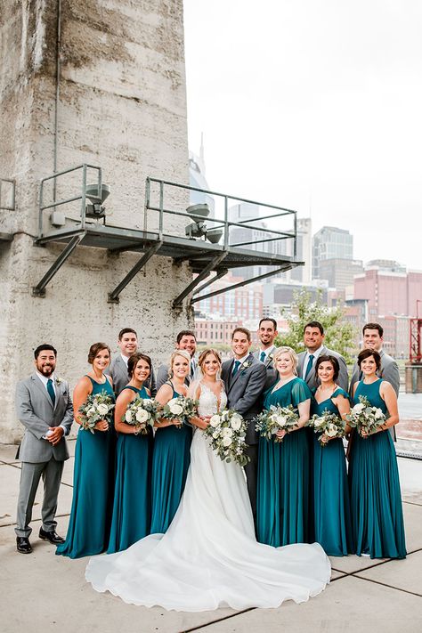 Navy And Teal Bridesmaid Dresses, Teal Bridal Dress, Teal Colour Bridesmaid Dresses, Teal Color Schemes Wedding, Teal Fall Bridesmaid Dresses, Bridesmaid Dresses Teal Blue, Teal Blue And Grey Wedding, Gray And Teal Wedding Colors, Teal Wedding Bridesmaid Dress