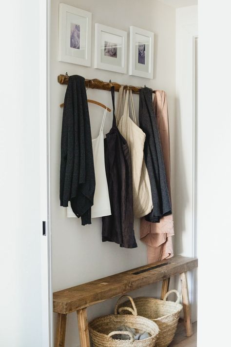 Hat And Glove Storage Ideas Entryway, Hemnes Hat Rack, Hat And Glove Storage Ideas, Small Mudroom, Garage Storage Inspiration, Storage Inspiration, Ikea Hemnes, Hat Rack, Garage Storage