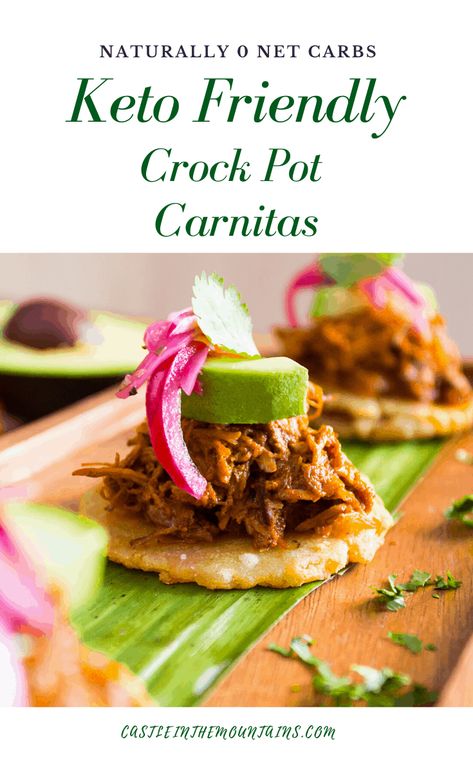 Crock Pot Carnitas, Tacos Carnitas, Pulled Pork Tacos Recipe, Pork Carnitas Recipe, Bacon Guacamole, Pork Crockpot Recipes, Pepper Steak Recipe, Flank Steak Recipes, Stew Meat Recipes