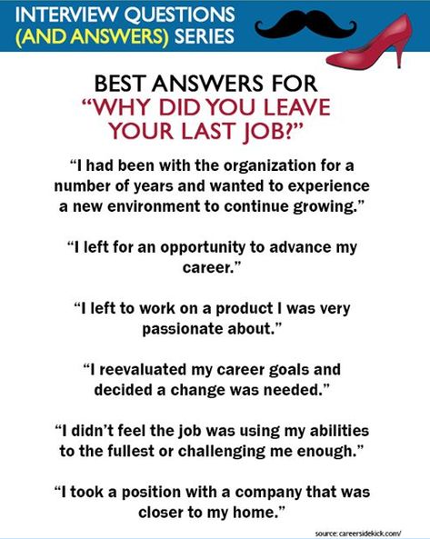 The best 10 reasons for leaving a job | Jobcase Reasons For Leaving A Job, Job Interview Prep, Business Writing Skills, Job Interview Answers, Interview Help, Job Interview Preparation, Job Interview Advice, Reason For Leaving, Interview Answers