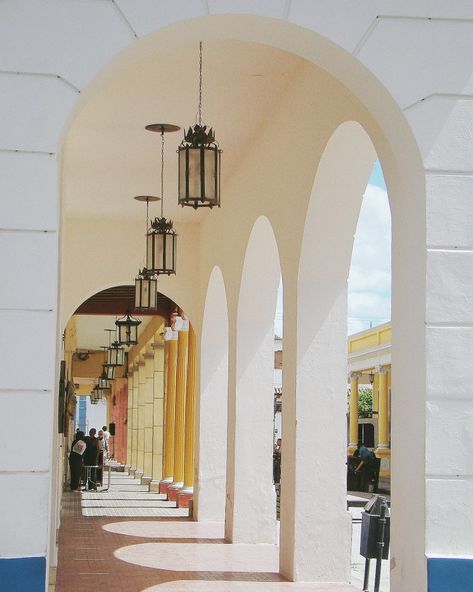 Arch ways in colonial houses Holguin Cuba, Holguin, World Cultures, 2024 Vision, Old Town, Cuba, Vision Board, Travel