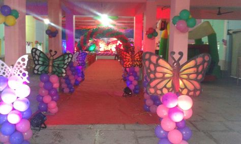 Entrance Balloon Entrance, Decorations For Birthday Party, Butterflies Party, Butterfly Themed Birthday Party, Butterfly Theme Party, Snow Party, Angel Wings Art, Party Organization, Kids Birthday Theme