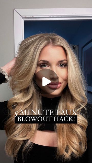 Long Hair Curled Hairstyles Simple, Curl Hair In Ponytail, How To Style Long Blonde Hair, Big Volume Hair Tutorial, Ponytail Curling Trick, Fastest Way To Curl Long Hair, Big Bouncy Curls Long Hair Tutorial, Curling Hair In Ponytail, Ponytail Blowout Hack