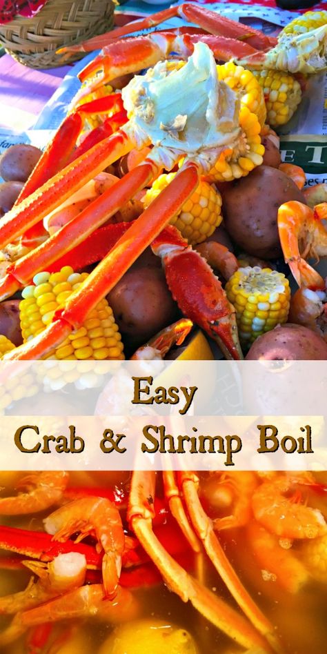 Old Bay Crab Boil, Snow Crab Boil, Mini Seafood Boil, Crab And Shrimp Boil, Crab Legs Boil, Crab Boil Recipe, Boil Shrimp, Shrimp And Crab Boil, Cajun Seafood Boil