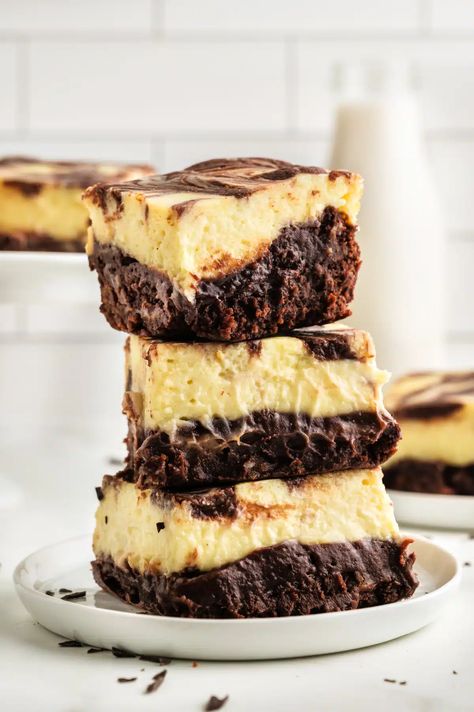 Cheesecake Brownies Bonni Bakery, Ultimate Chocolate Brownies, Fancy Treats, Cheesecake Brownies Recipe, Desserts With Few Ingredients, Cheesecake Mix, Cheesecake Brownie, Best Brownie Recipe, Cream Cheese Brownies