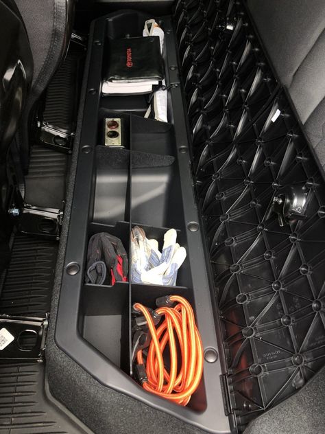 2nd Gen Tacoma Interior Mods, Overland Organization, Toyota Tacoma 2024 Interior, Tacoma Bed Mods, Toyota Tacoma Interior, Toyota Tacoma Bed Storage, 2nd Gen Tacoma Access Cab, Toyota Tacoma Accessories, Tacoma Build