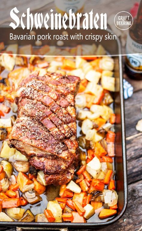 Bavarian Pork Roast, Bavarian Pot Roast, German Pork Roast Recipes, German Pork Roast, Easy Pork Roast, Pork Roast Recipes Oven, Boneless Pork Shoulder Roast, Easy German Recipes, Pork Roast Recipe