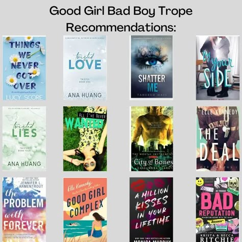 The Good Girl, If You Like This Read This, Good Rom Com Books, Bad Boy And Good Girl, Bad Boy X Good Girl, Bad Boy Good Girl Aesthetic, Bad Boy And Good Girls Couples, One Bed Book Trope, Good Girl Complex Book