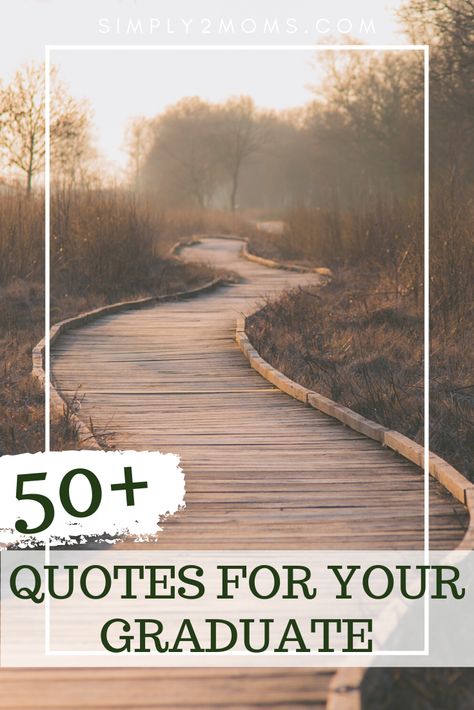 A collection of 75 inspirational graduation quotes for both high school and college graduates. #inspirational #motivational #graduate #graduation #graduationquote #quote #highschoolgrad #collegegrad Poem For Graduation High Schools, High School Senior Mom Quotes, Inspiring Quotes For High School Seniors, High School Graduation Scrapbook Ideas, Graduation Quotes For Yearbook, Senior Sayings High School, High School Graduate Quotes, Quotes For College Graduates, High School Grad Quotes