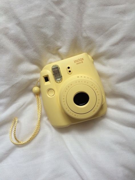 Polaroid Instax Mini, Instax Mini Camera, Instax Mini 9, Yellow Aesthetic Pastel, Polaroid Photography, Instax Camera, Yellow Case, Instax Mini 8, Cute Camera