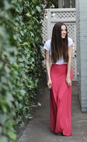 Sew Maxi Skirts, Maxi Skirt Tutorial, Diy Maxi Skirt, Maxi Skirt Pattern, Diy Skirts, Skirt Diy, Skirt Sewing, Skirt Tutorial, Knit Maxi Skirt