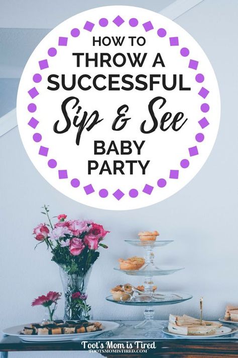 How to Throw A Successful Sip and See Baby Party | baby meet and greet party, baby shower, sprinkle, newborn, pregnancy, pregnant, new mom, new mama, how to show off your new baby, please don't kiss the baby, keep relatives away from newborn, baby meet the family, motherhood, mom life, fourth trimester, keep newborn away from germs, free printable sign Sip And See, Baby Kicking, Newborn Hacks, Baby Sleep Problems, Baby Arrival, After Baby, Pregnant Mom, First Time Moms, Baby Shower Party