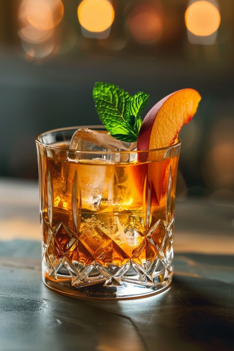 Refreshing Summer Old Fashioned Cocktail Recipe #cocktails #cocktailrecipes Summer Old Fashioned Cocktail, Old Fashioned Cocktail Aesthetic, Old Fashioned Aesthetic, Old Fashioned Recipes Cocktail, Cocktail Shoot, Jean Wedding, Cocktails Aesthetic, Cocktail Aesthetic, Orange Simple Syrup