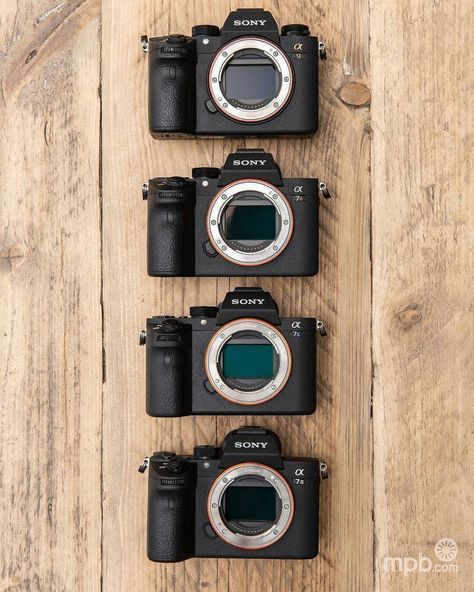 Sony full-frame mirrorless family | A9 + A7RIII + A7SII + A7III Game Programming, Sony A7, Car Design Sketch, Sony Camera, Mirrorless Camera, Full Frame, Garmin Watch, Design Sketch, Samsung Gear Watch