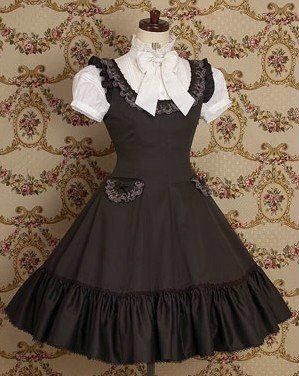 Classic Clothes, Lingerie Vintage, Classic Lolita, Fantasy Wardrobe, Emo Dresses, Vestidos Vintage, Gothic Dress, Mori Girl, Costume Outfits