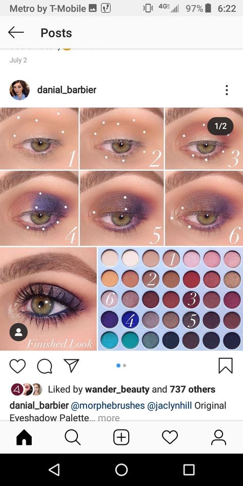 No Silent Night Morphe Looks, Jaclyn Hill Volume 2 Looks Step By Step, Morphe 35a Palette Looks, Make Up Violeta, Morphe Palette Looks, Eye Makeup Brushes Guide, Jacklyn Hill Palette, Jaclyn Hill Makeup, Jaclyn Hill Eyeshadow Palette