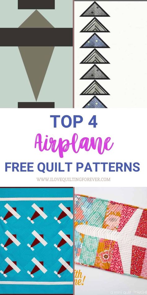 Diamond Quilts Ideas, Airplane Quilt Pattern, American Quilts Patterns, Airplane Quilt, Make A Paper Airplane, Free Quilt Tutorials, Airplane Theme, Jelly Roll Quilt Patterns, Flannel Quilts