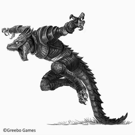 Lizardfolk Character Art, Lizard Concept Art, Argonian Art, Lizardfolk Dnd, Monster Concept Art, 캐릭터 드로잉, Dungeons And Dragons Characters, Dungeons And Dragons Homebrew, Fantasy Monster