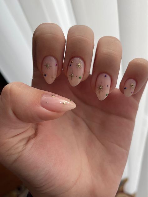 Howls Moving Castle Inspired Nails, Howl’s Moving Castle Nails, Howls Moving Castle Nail Design, Howls Moving Castle Nails Simple, Ghibli Inspired Nails, Studio Ghibli Nails Simple, Studio Ghibli Inspired Nails, Howls Moving Castle Makeup, Colourful Gel Nails