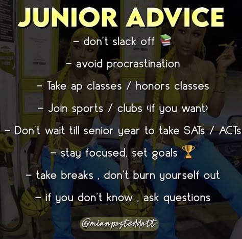 Junior Year Tips High Schools, Junior Year High School Advice, 11th Grade Tips High Schools, Junior Year High School Tips, Junior Year High School Aesthetic, Academia Barbie, Joyful Affirmations, Vision Board For School, Sophomore Year High School