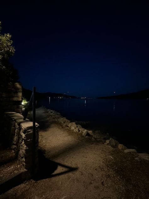 #nightlife #night #nightsky #light #beach #water #ocean #oceanlife #summer #summervibes #thesummeriturnedpretty #jesusistheway Dock At Night, Light Beach, Water Ocean, Beach Water, Phone Inspiration, Night Scenery, Ocean Life, Night Skies, At Night