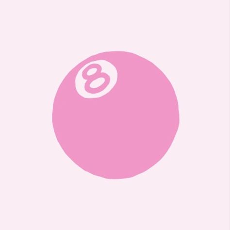 8 Ball Icon, Pink 8 Ball, Ipad Layout, App Store Icon, Ball Drawing, Store Icon, Pool Ball, Pink Theme, 8 Ball