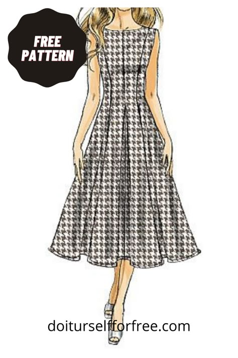 Dress Sewing Patterns For Women, Summer Dress Sewing Pattern, Summer Dress Sewing, Vintage Dress Sewing Patterns, Summer Dress Sewing Patterns, Cindy Dress, Dress Sewing Patterns Free, Sewing Patterns Free Women, Home Ware