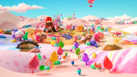 Candyland Illustration, Candy Crush Icon, Candy Rush, Animation Character Design, Hug Illustration, Paddle Pop, Moving Backgrounds, Candy Games, Garena Free Fire