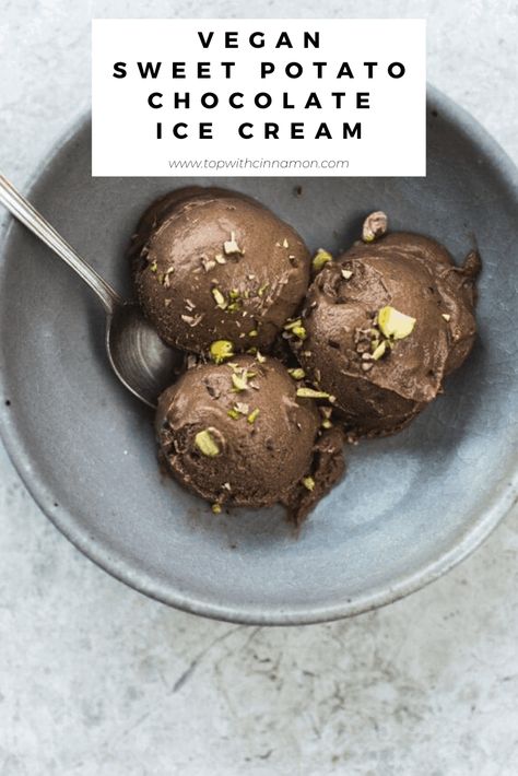 90s Books, Potato Ice Cream, Cashew Ice Cream, Ice Cream Vegan, Sweet Potato Chocolate, Dairy Free Recipes Easy, Sweet Potato Pecan, Meal Prep Snacks, Ice Cream Base