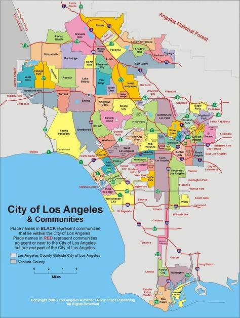 31 Bizarre Things About LA That Will Make Everyone Else Say, "WTF?" Los Angeles Map, Panorama City, Los Angeles Neighborhoods, Valley City, California City, Los Angeles City, California Map, City Of Angels, Los Angeles Area