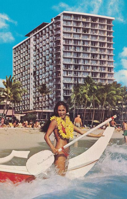 The Outrigger Hotel - Honolulu, Hawaii, we stayed here and it was awesome! Hawaiian Woman, Honolulu Waikiki, Waikiki Hawaii, Visit Hawaii, Hawaiian Culture, Hawaii Life, Vintage Hawaii, Waikiki Beach, Honolulu Hawaii