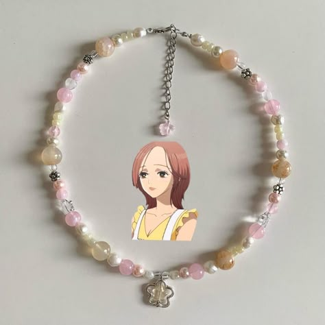 Beaded Accessories Necklaces, Nana Inspired Jewelry, Nana Jewelry, Logam Mulia, Nana Komatsu, Making Necklaces, Anime Jewelry, Bead Charms Diy, Beaded Necklace Diy