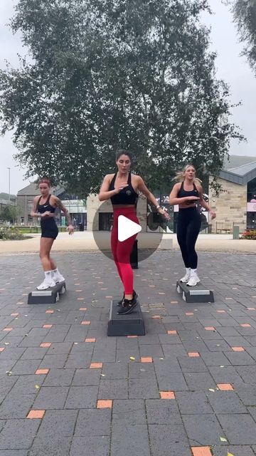 406K views · 21K likes | The HIIT Company on Instagram: "HIITSTEP coming to your town 🔥 #hiitstep #hiit #girlgang #outdoorworkout #housemusic" Stepper Cardio Workout, Step Exercises Workouts, Plyo Exercises, Hit Workouts For Women, Steps Exercises Workouts, Pilates Core Workout, Hiit Workouts At Gym, Hiit Workouts At Home, Step Aerobic Workout