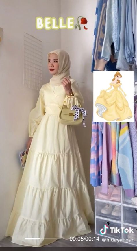 Modest Hijabi Outfits, Outfit Ideas Hijab, Gothic Kawaii, Disney Princess Outfits, Princess Fairytale, Muslim Style, Hijabi Outfit, Old Fashion Dresses, Kawaii Shoes